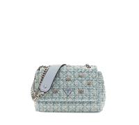 BORSA DONNA GUESS everlee borsa a tracolla con flap MISTY BLUE MULTI FANT 423720
