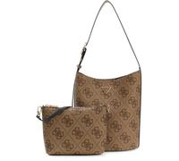 BORSA DONNA GUESS meridian 2 borsa a secchiello LATTE LOGO SABBIA 432476