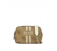 BORSA DONNA GUESS noelle 2 borsa a tracolla LATTE LOGO SABBIA 423734