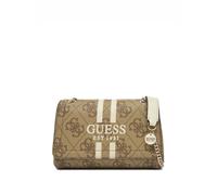 BORSA DONNA GUESS noelle 2 borsa a tracolla LATTE LOGO SABBIA 423738