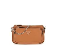 GUESS Noelle II Double Pouch Crossbody Bag Light Cognac