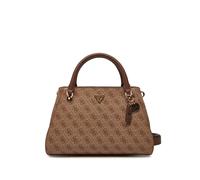 GUESS Noelle II Luxury Satchel Latte Logo/Brown