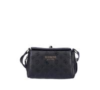 GUESS Phoebe Mini Crossbody Bag, Borsa a Tracolla Donna, Logo Nero, Taglia Unica