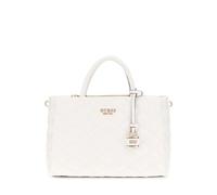 GUESS Tamsin Society Satchel Cream White