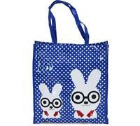 Borsa Donna In Plastica Shopper Busta Spesa Casual Universale Coniglietti