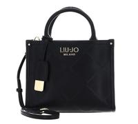 Liu Jo Milano - Borsa a mano con design trapuntato, nero, similpelle, dettagli dorati, Nero