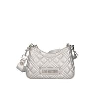 BORSA DONNA LOVE MOSCHINO quilted a spalla piccola silver ND ARGENTO 380258