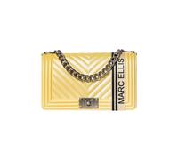 Borsa donna marc ellis flat m 25 mellow yellow / satin silver 25x15x8 cm