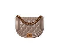 Borsa donna Marc Ellis FLATZOE Taupe scuro / oro ducale