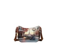 Borsa donna media a tracolla Ynot, kisses from Paris - Tabella Colori: Multicolore