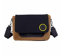 Borsa donna MUNICH mini Deep Messenger Leo in tessuto ed eco pelliccia