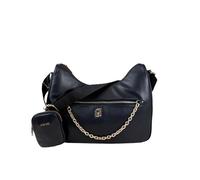 Borsa donna sacca grande con tasca zip davanti Liu Jo Achala Nero