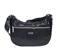 Borsa Donna Sacca Spallaccia Morbida in Ecopelle Multitasche Tracolla Regolabile in Tessuto Personalizzato Dimensioni: 30 X 19,5 X 10 cm. ART. 009-3 Marchio COVERI (NERO)