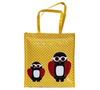 Borsa Donna Shopper In Plastica Busta Spesa Casual Universale Gufo