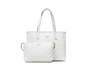 Borsa Donna Shopping Grande Vikky Guess White