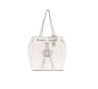 Borsa donna shopping media tipo secchiello Guess Calebra Off White
