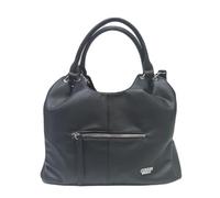 Borsa Donna Shopping Morbida in Ecopelle Due Manici comodi e Tracolla Regolabile/Removibile Dimensioni: 35 X 31 X 12 cm. ART. 0427 Marchio Coveri Colore Nero