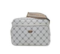 Borsa Donna Spallaccia Francesina in Ecopelle Stampa Personalizzata Multitasche Tracolla Regolabile in tessuto Personalizzato Art.8006 Dimensioni: 27 X 19 X 11 Marchio Coveri (BIANCO)