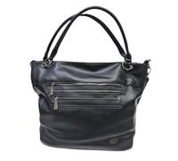 Borsa Donna Spallaccia Morbida Ecopelle Multitasche Manici/Tracolla doppia corta e Tracolla lunga Regolabile/Removibile Dimensioni: 43 X 34 X 15 cm. ART. 4357 Marchio Coveri (NERO)