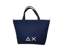 Borsa donna Sun 68 small canvas bag blue BS25SU06 Z35262 Media