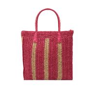 BORSA DONNA SUN68 rafia borsa a spalla BIANCO PANNA/CICLAMINO BIANCO PANNA/CICLA