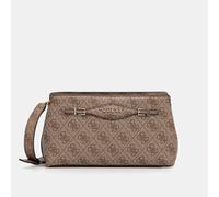 Borsa Donna Tracolla Guess Katya SG965212 Latte Logo Beige