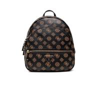 Borsa donna zainetto chiusura zip stondato Manhattan Guess Mocha Logo