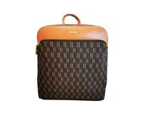 Borsa Donna Zainetto Chiusura Zip Stondato Medio Prima Classe Alviero Martini Monogram Testa Moro