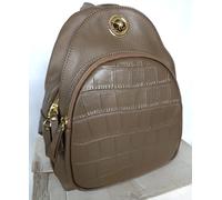 borsa donna zaino zainetto VERA PELLE morbida scomparti leggero elegante