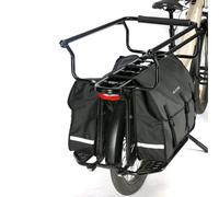 Borsa doppia posteriore per bici cargo EXS Longtail 2 x 24 L ( Nero / 2 L )