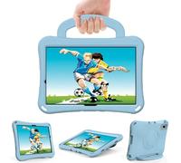 Borsa e custodia per tablet PC Compatibile con Samsung Galaxy Tab A9+ / A9 Plus 11'' 2023 (SM-X210/X216/X218 Custodia leggera in EVA antiurto protettiva con maniglia e supporto For bambini(Light blue)