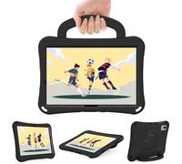 Borsa e custodia per tablet PC Compatibile con Samsung Galaxy Tab A9+ / A9 Plus 11'' 2023 (SM-X210/X216/X218 Custodia leggera in EVA antiurto protettiva con maniglia e supporto For bambini(Siyah)