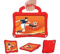 Borsa e custodia per tablet PC Compatibile con Samsung Galaxy Tab A9+ / A9 Plus 11'' 2023 (SM-X210/X216/X218 Custodia leggera in EVA antiurto protettiva con maniglia e supporto For bambini(K?rm?z?)