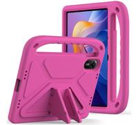 Borsa e custodia per tablet PC Compatible with Xiaomi Redmi Pad 2 11 inch 2025 Case Kids Shockproof Light Weight Handle Stand Protective Case Scratch Resistant Made of Kid-Friendly EVA Shell(Rose Red)