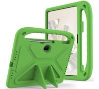 Borsa e custodia per tablet PC Kids Case Compatible with Honor Pad 9 (12.1"),Light Weight Shock Proof Handle Stand Kids Friendly Shockproof Protective Cover Case+Shoulder Strap(Ye?il)