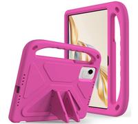Borsa e custodia per tablet PC Kids Case Compatible with Honor Pad X9A/Pad X9 Pro 2025,Light Weight Shock Proof Handle Stand Kids Friendly Shockproof Protective Cover Case+Shoulder Strap(Rose Red)