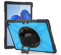 Borsa e custodia per tablet PC Tablet Case For Microsoft Surface Pro 9/10/11 13 inch 2022/2024 - Rugged Kickstand Shockproof Protective Casse W Rotate Stand,Handle Stand Bumper(Mavi)