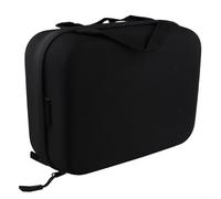 Borsa elettrica per bicicletta, antiurto, custodia rigida in EVA per adattatore di alimentazione E-For Bike e scooter, scatola protettiva in poliestere 800D con manico, organizer portatile da viaggio