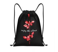 Borsa elettronica personalizzata Rock Depeche Cool Mode con stringa per donne Sport Gym Backpack pieghevole per la palestra sportiva zaini per la spesa