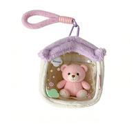 Borsa Espositiva per Bambole,Tasche Contenitore Per Bambole Peluche - Borsa Protettiva Trasparente,per Scaffale Camera Dormitorio Casa Fiera Anime Collezione Giocattoli e Viaggio
