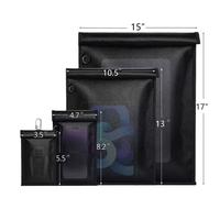 Borsa Faraday Schermata RFID GPS 5G Antifurto Chiavi Auto Smartphone Ignifuga
