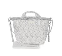 Borsa Fasciatoio Little Bloom Fiori Grigio Pasito a Pasito