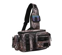 Borsa for attrezzatura da pesca Borsa for il petto Portacanna Borsa a tracolla Organizer Borsa a tracolla Borsa da pesca Borsa da pesca for uomo, donna, Trekking/1179(Color:S Size Khaki Pattern)