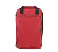 Borsa for bacchette for batteristi Borsa for bacchette leggera e resistente for accessori for batteria, conservazione e trasporto(Red)