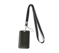 Borsa for biglietti da visita con cordinoPorta carte con cordino, custodie for documenti, custodie for documenti da 2 pezzi Cordino nero Tracolla Cordini Porta carte di credito Autobus Decorazioni for