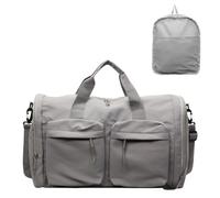 Borsa for borseli Fiorky, borse da fine settimana pieghevole for donne, borsa di separazione a secco bagnato di grande capacità da viaggio for viaggiatura impermeabile a traversa di traverse