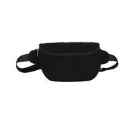 Borsa for cintura regolabile in pile WMFASBAG for uomo da uomo BASS CROCSO CrossBody Fanny Bag for Travel sport di allenamento da trekking (nero)
