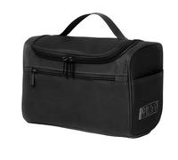 Borsa for cosmetici, borsa da viaggio grande custodia for trucco, borsa da toilette da viaggio, scatola for trucco di bellezza personale for ragazza impermeabile da viaggio all'aperto(Black)