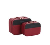Borsa For Cosmetici In Una Custodia For Cosmetici Portatile Di Grande Capacità For Prodotti For La Cura Della Pelle (Color : Red, Size : 2 Pieces Mixed)