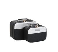 Borsa For Cosmetici In Una Custodia For Cosmetici Portatile Di Grande Capacità For Prodotti For La Cura Della Pelle (Color : Black, Size : 2 Pieces Mixed)